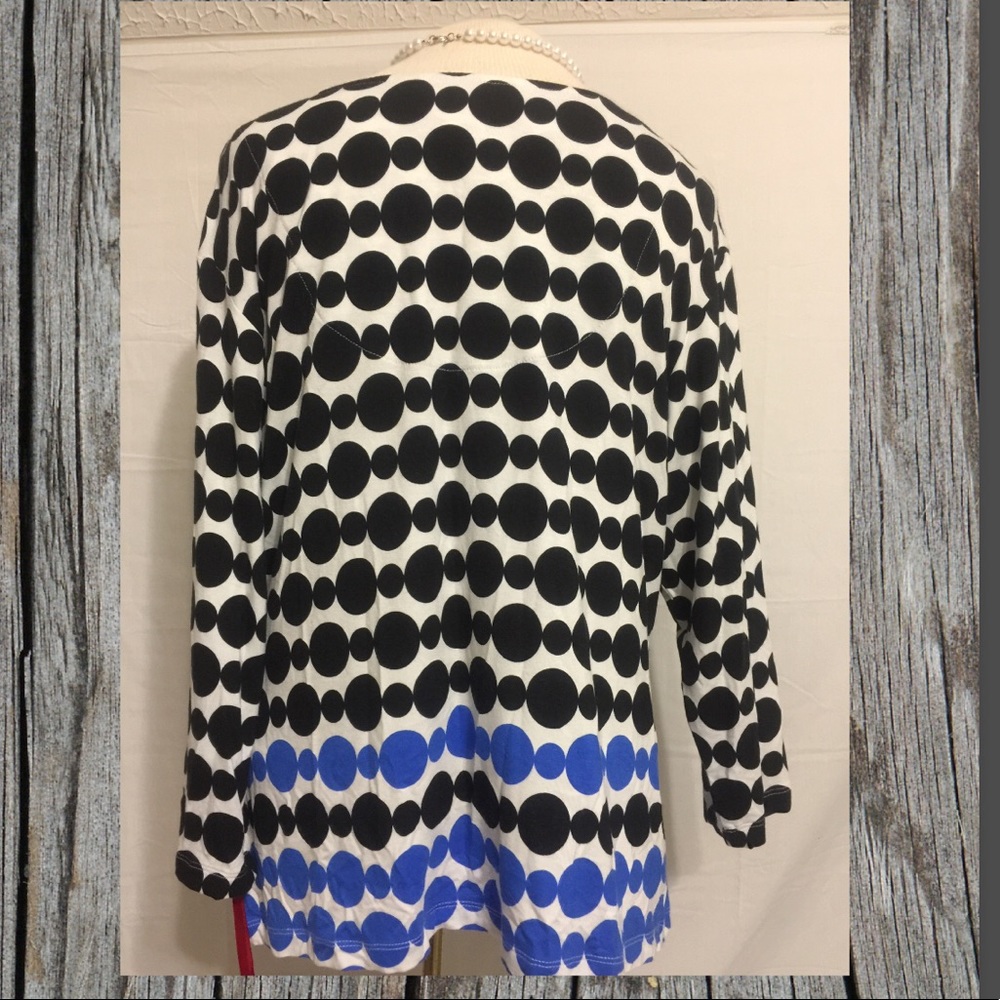 Ruby Rd. Ladies Long Sleeve boat neck top - Picture 2 of 8